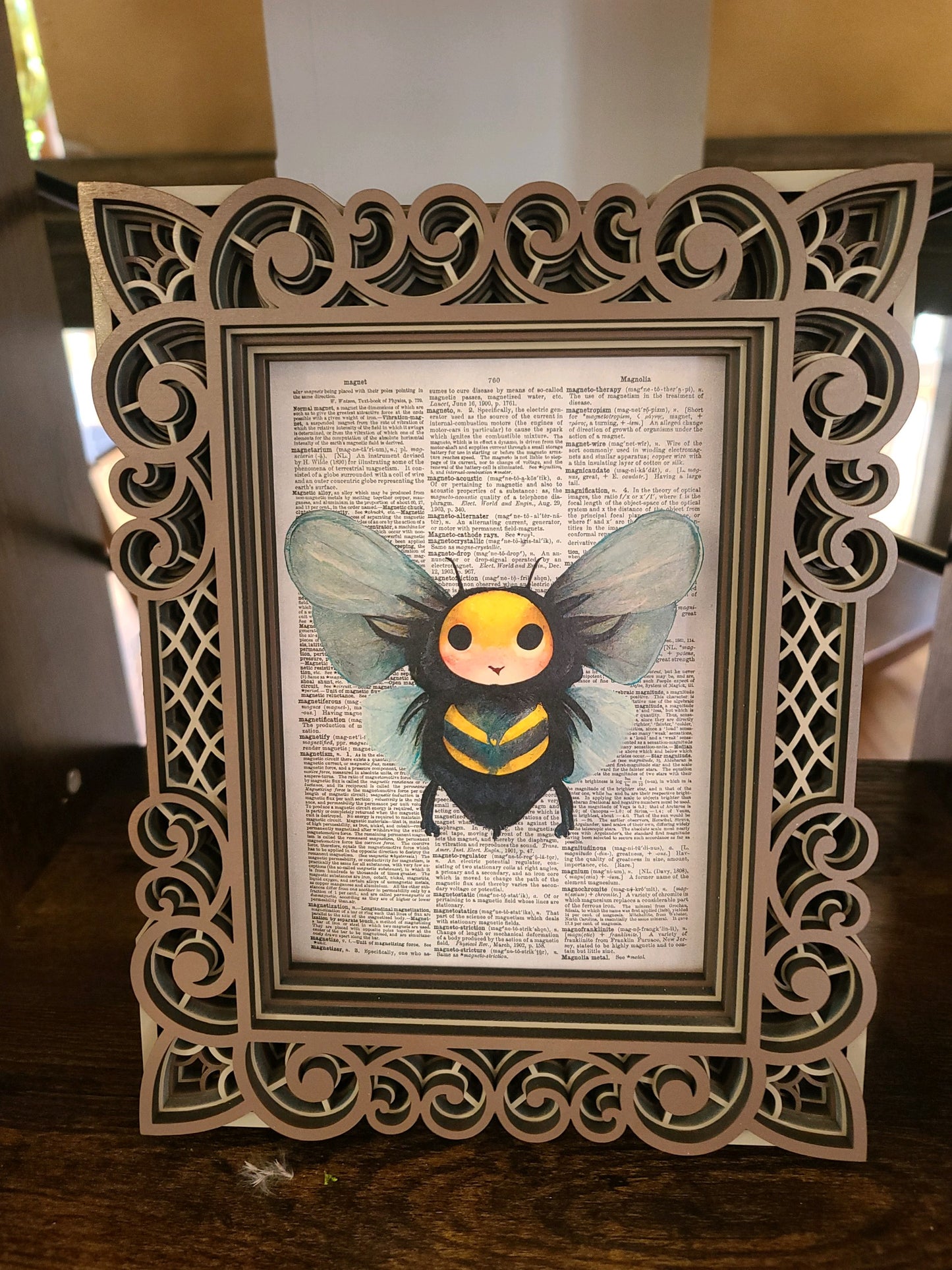 5 x 7 Photo Frame (8" x 10.5") Brown