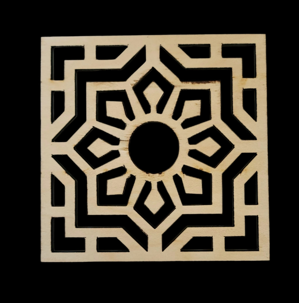 Wood Coaster - Art Deco 1