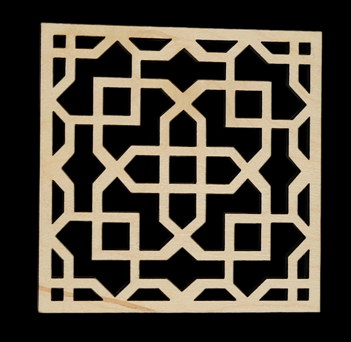 Wood Coaster - Art Deco 4