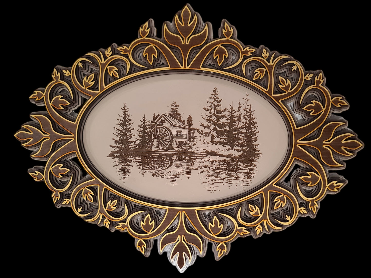 Mill Engraving Picture Frame 23.5" x 30"