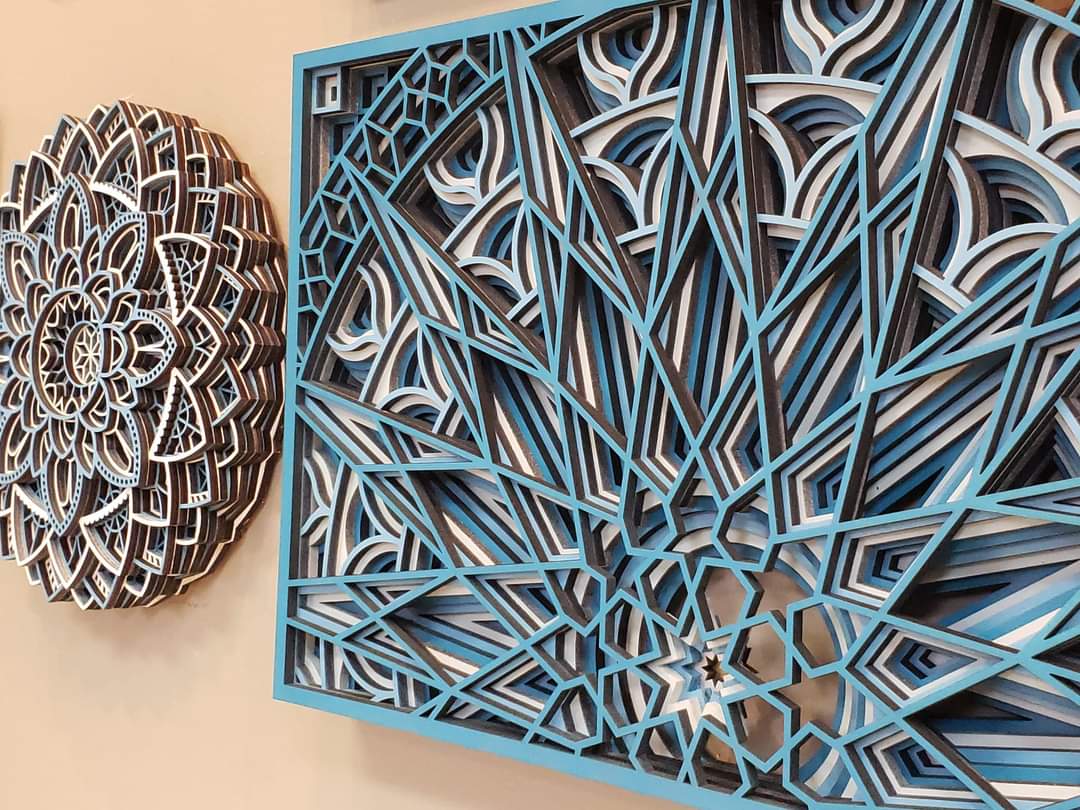 Twinkle Star Mandala 11" x 17.5"