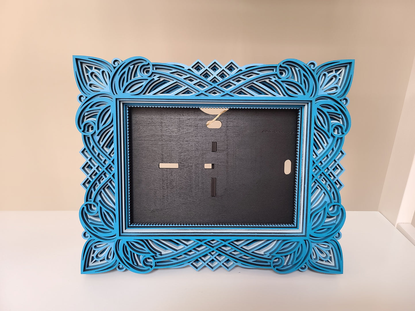 5 x 7 Photo Frame (8" x 10.5") Blue + Light Blue