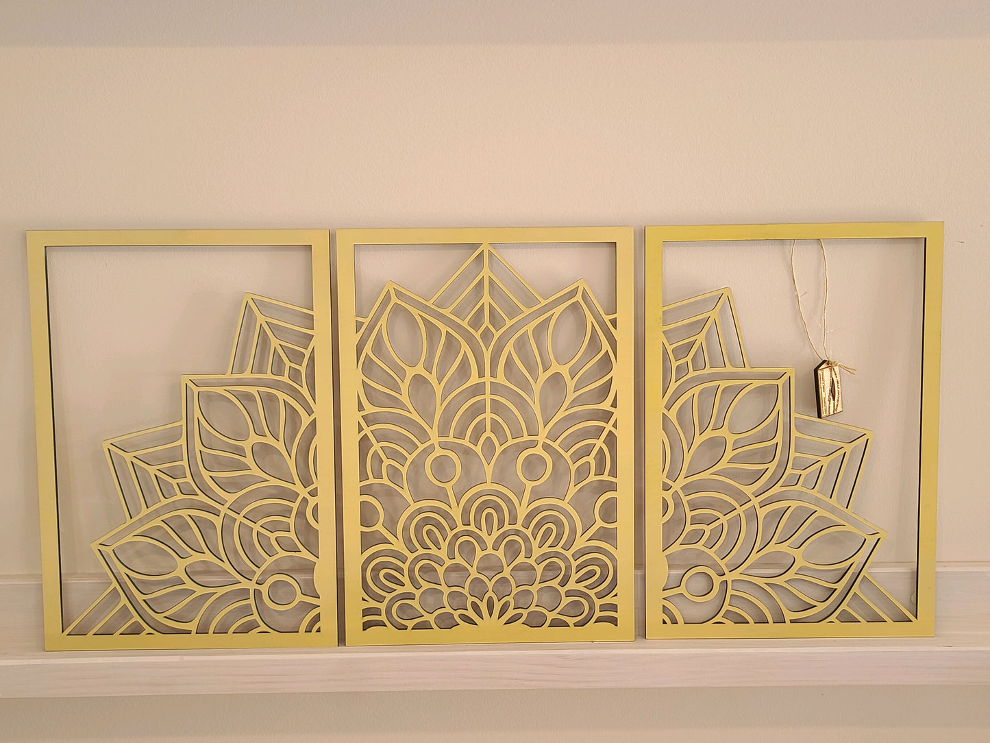 Yellow 3 Panel (11.75" x 16.75" each panel)