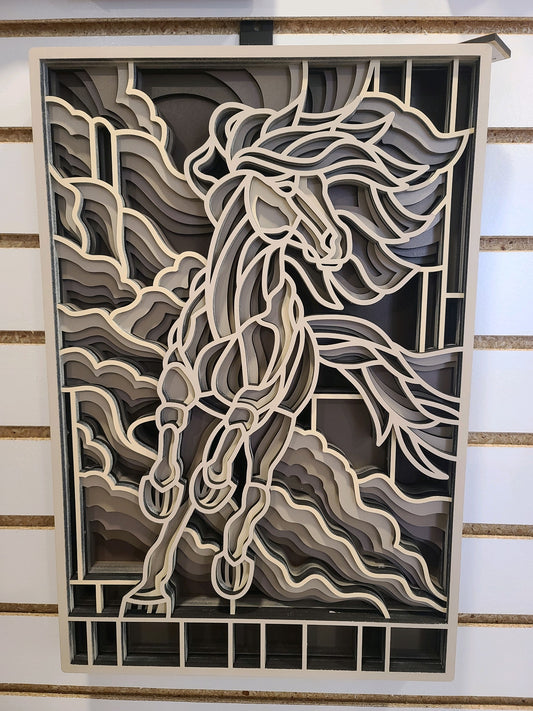 Horse Running (11.5" x 17.5")