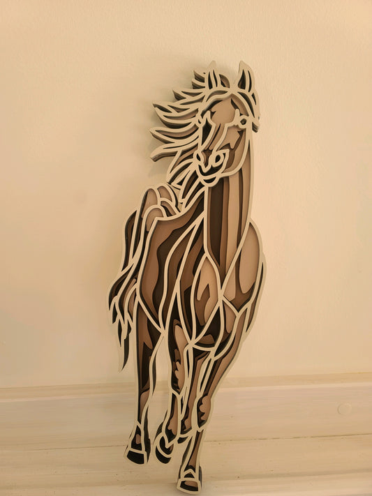 Horse Running  (5.5" x 15")