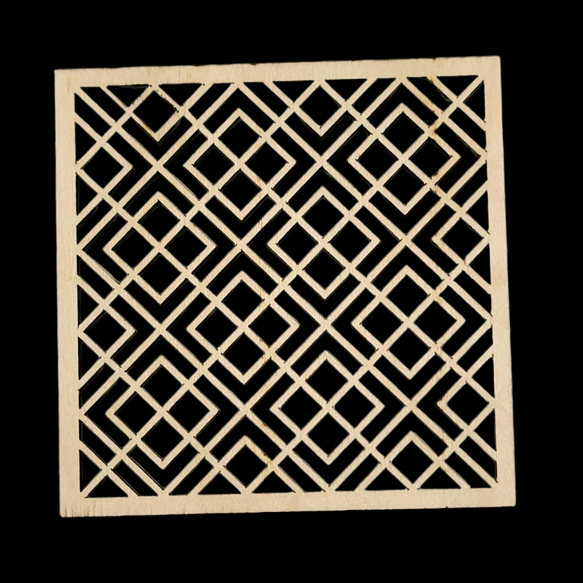 Wood Coaster - Art Deco 2