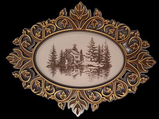 Mill Engraving Picture Frame 23.5" x 30"