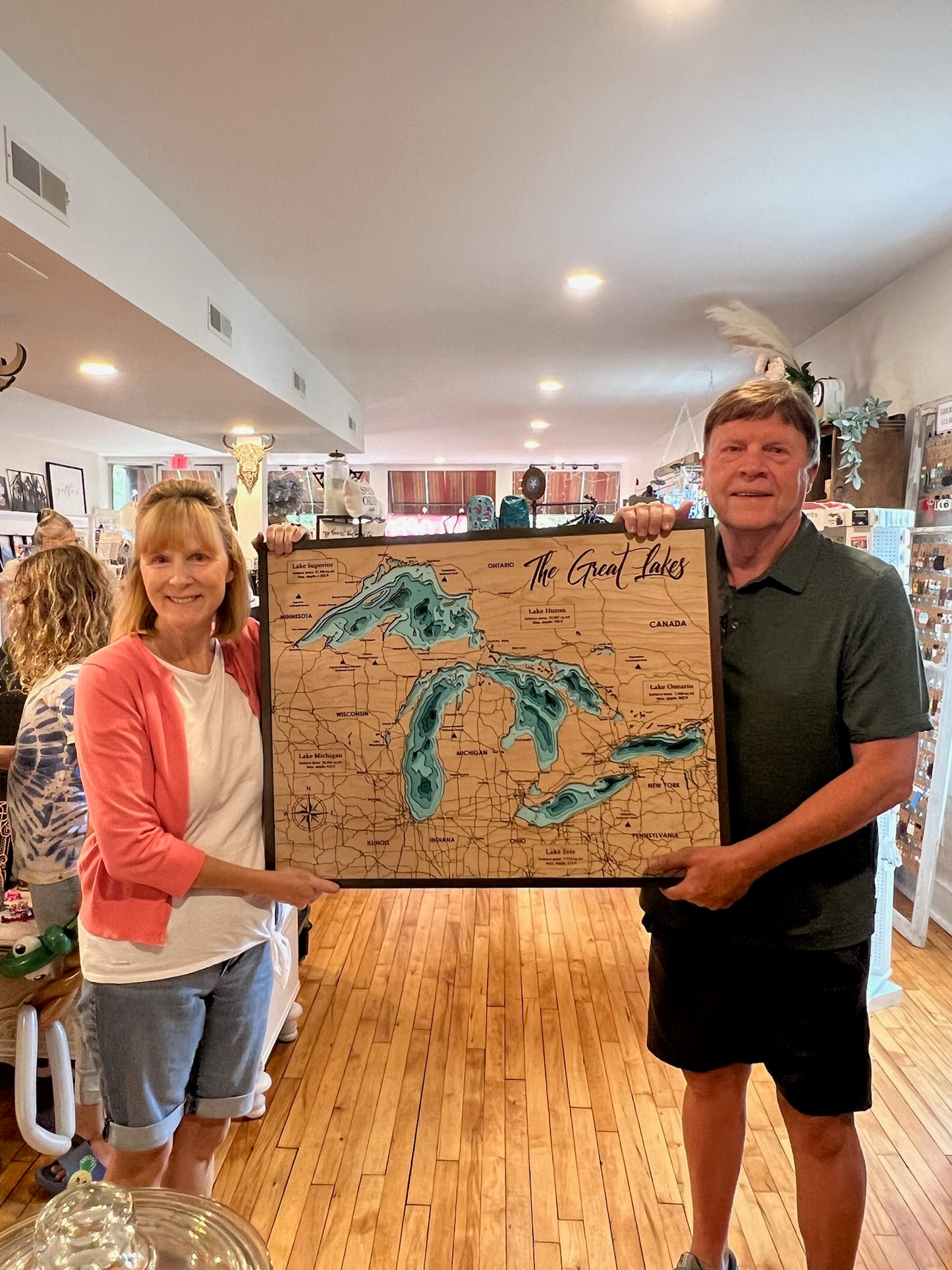 Michigan Great Lakes Map