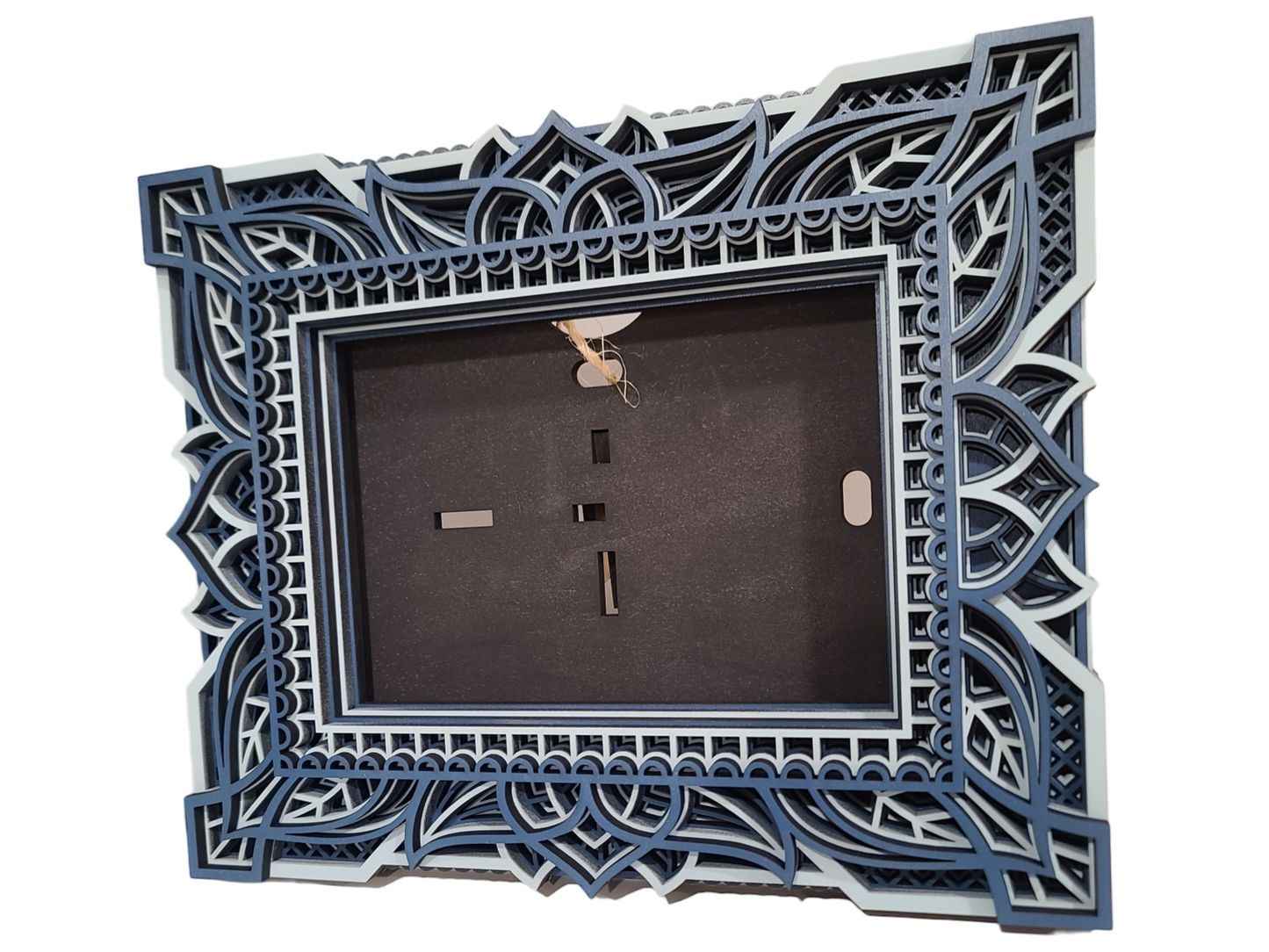 5 x 7 Photo Frame (8" x 10.5") Blue + Light Blue