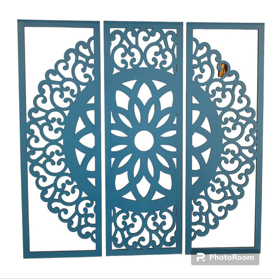 Blue 3 Panel (11.75" x 16.75" each panel)