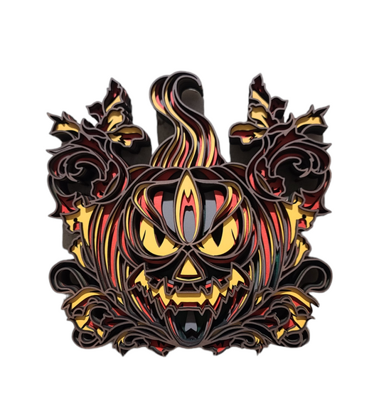 Scary Pumpkin - Halloween - Large