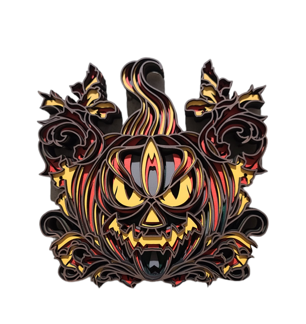 Scary Pumpkin - Halloween - Small